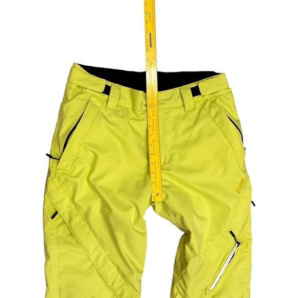 Orage Snow Pants Women’s Waterproof Snowboard Insulated Belted Ski Yellow Sz L - Picture 9 of 16